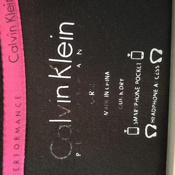 Calvin Klein Black Fleece Jacket Size Large - Picture 7 of 8